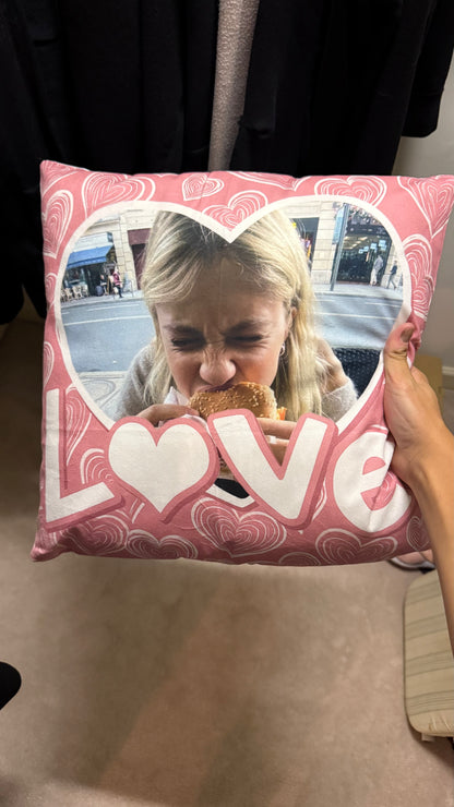 Custom Image Love Pillow