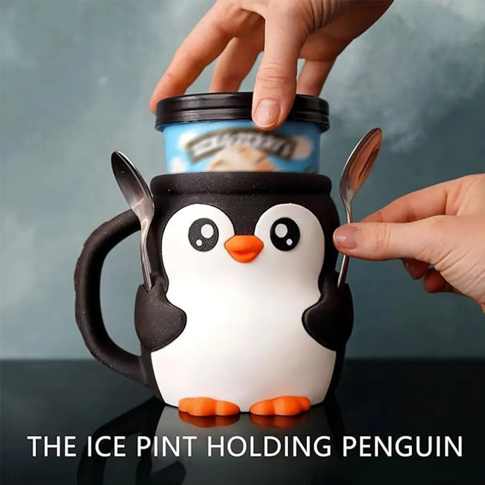 Penguin Ice Cream Pint Holder